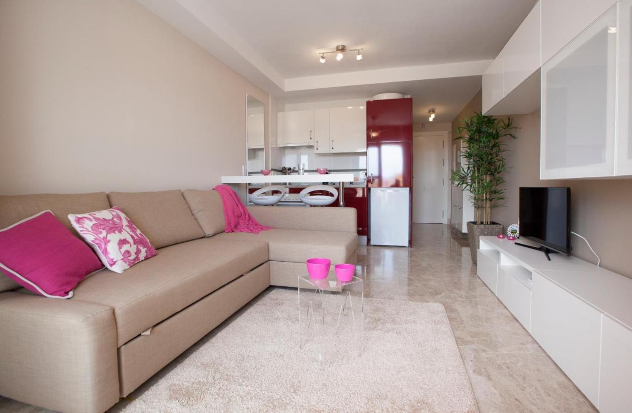 Beau Studio Meuble Avec Vue Mer Almerimar Extérieur photo