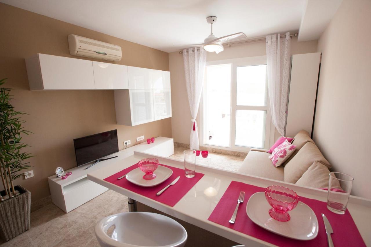 Beau Studio Meuble Avec Vue Mer Almerimar Extérieur photo
